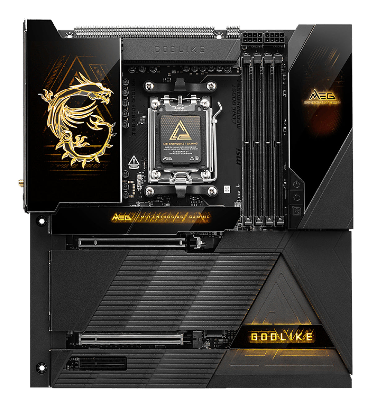 MSI MEG X870E GODLIKE placa base AMD X870E Zócalo AM5 ATX extendida (2)