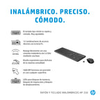 HP 300 Wireless Mouse and Keyboard Combination teclado Ratón incluido Universal RF inalámbrico Negro (7)