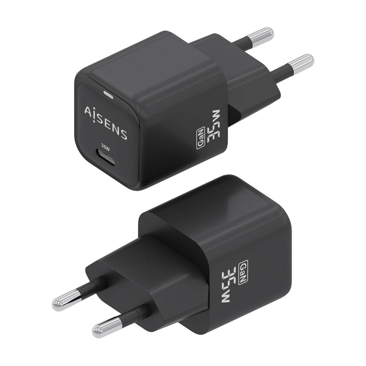 AISENS ASCH-35W1P023-BK cargador de dispositivo móvil Universal Corriente alterna Carga rápida Interior (4)