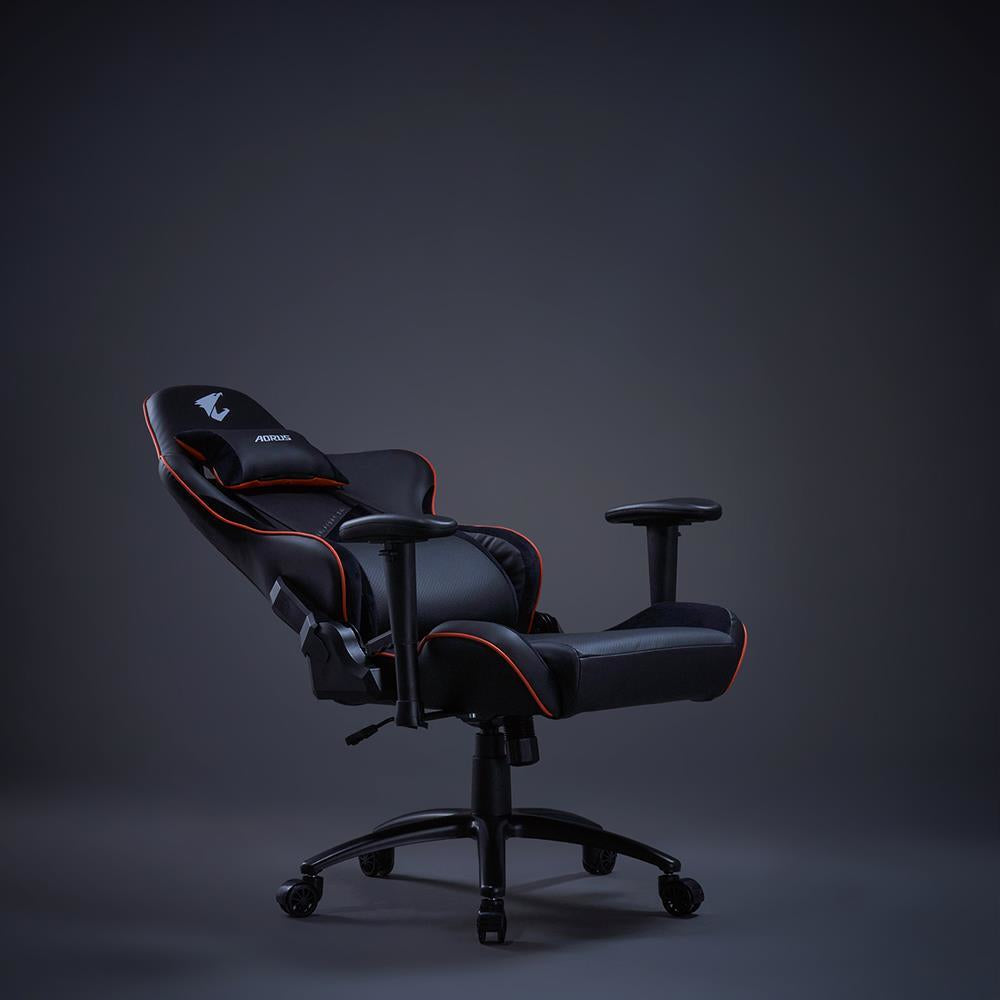 GIGABYTE AGC310 Silla para videojuegos de PC Asiento acolchado Negro, Naranja (7)