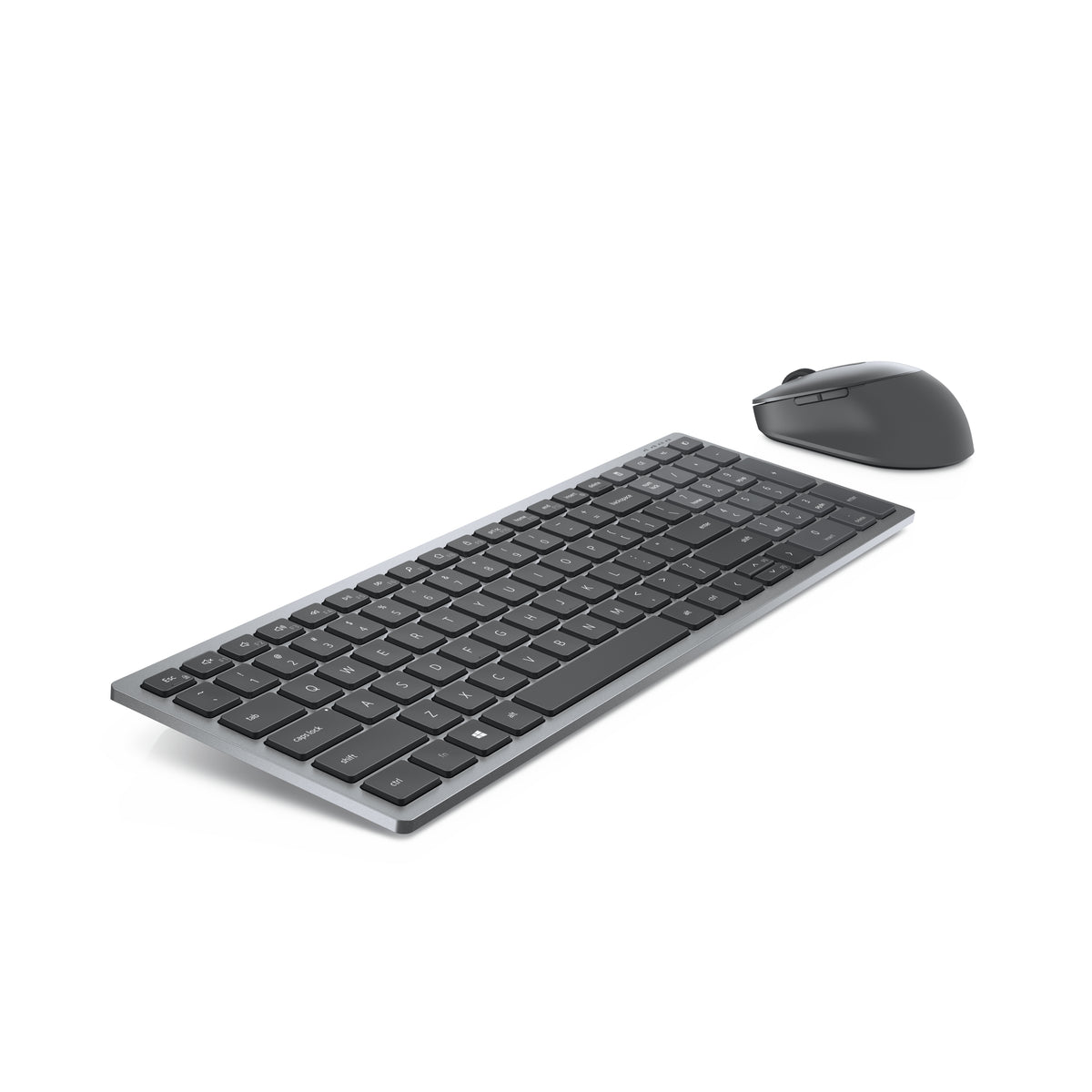 DELL KM7120W teclado Ratón incluido Oficina RF Wireless + Bluetooth QWERTZ Checa, Eslovaco Gris, Titanio (6)
