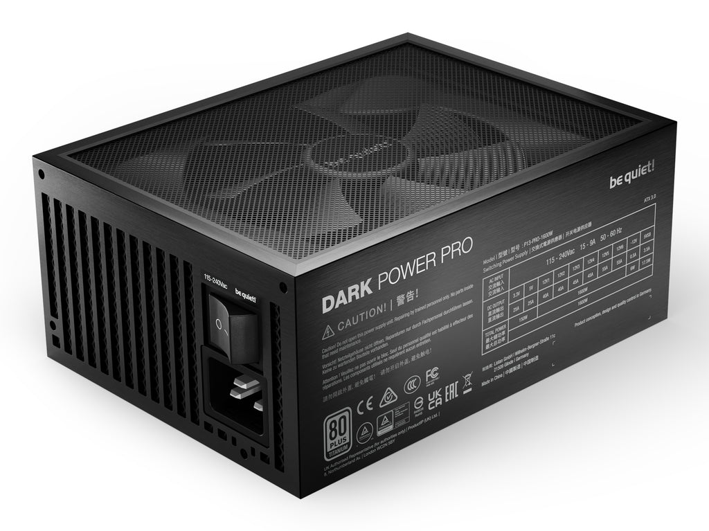 be quiet! Dark Power Pro 13 | 1600W unidad de fuente de alimentación 20+4 pin ATX ATX Negro (3)