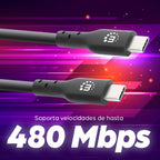 Manhattan 354868 cable USB 0,5 m USB C 0,48 Gbit/s (3)
