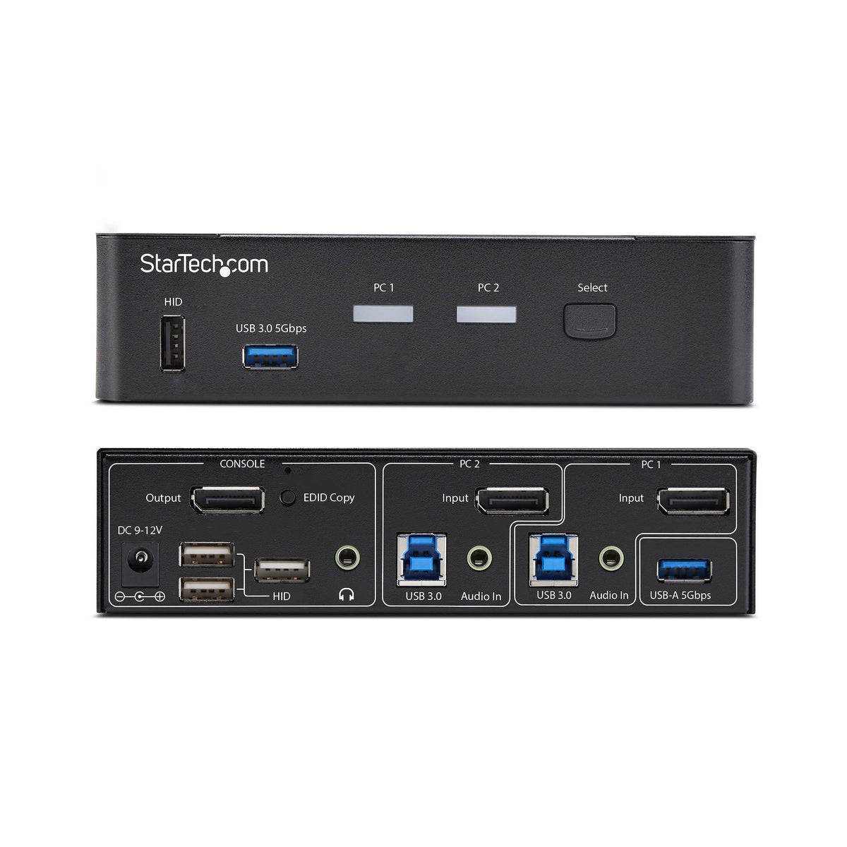 StarTech.com P2AD122-KVM-SWITCH interruptor KVM Negro (5)