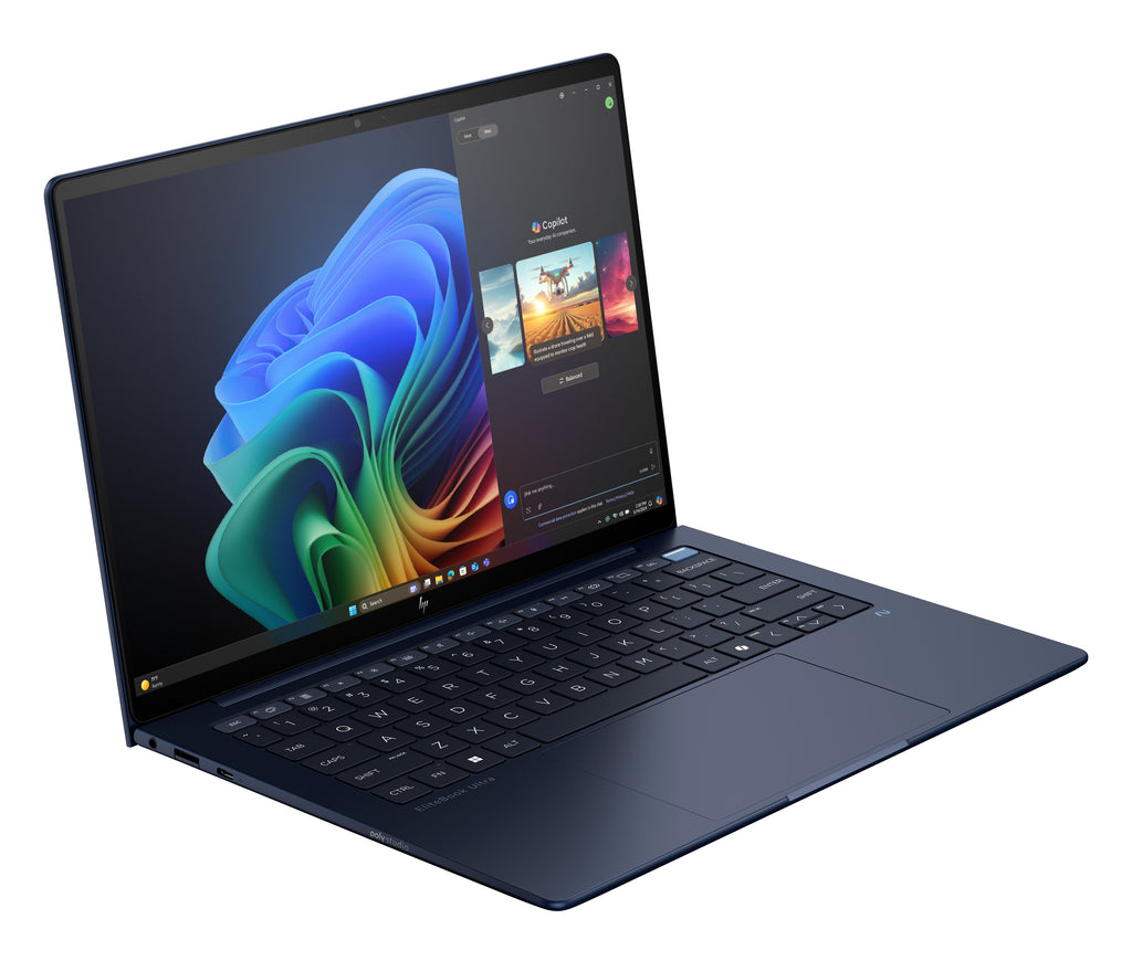 HP EliteBook Ultra G1i Next Gen AI PC Wolf Pro Security Edition Copilot+ PC Intel Core Ultra 5 228V Portátil 35,6 cm (14") 2.8K 32 GB LPDDR5x-SDRAM 512 GB SSD Wi-Fi 7 (802.11be) Windows 11 Pro Azul (2)