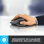 Logitech MX Master 2S ratón Oficina Mano derecha RF Wireless + Bluetooth Laser 4000 DPI (9)