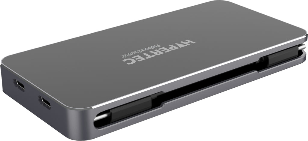 Hypertec ProDock HYP-USBCPD-E4 base para portátil y replicador de puertos Alámbrico USB 3.2 Gen 1 (3.1 Gen 1) Type-C Plata (3)
