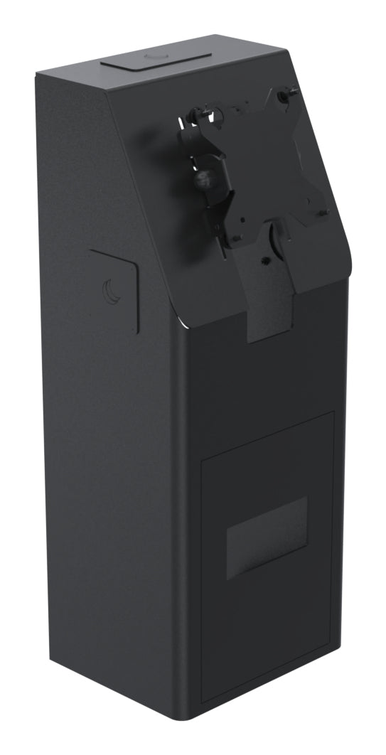 Ergonomic Solutions SpacePole Kiosk SPK402-02 accesorio para terminal de punto de venta Juego para quiosco Negro Metal 75 x 75 mm 100 x 100 mm