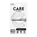 PanzerGlass CARE™ by ® Urban Combat Case Transparent w. White MagSafe iPhone 16 Pro funda para teléfono móvil Transparente (3)