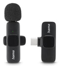 Hama Smart Wireless Negro Micrófono de corbata/solapa
