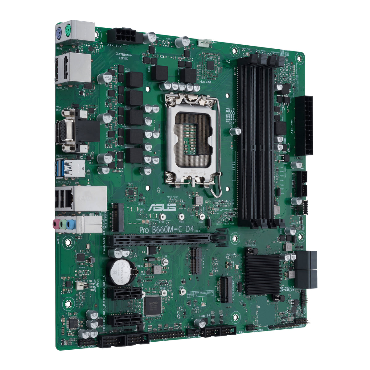 ASUS PRO B660M-C D4-CSM Intel B660 LGA 1700 micro ATX (3)