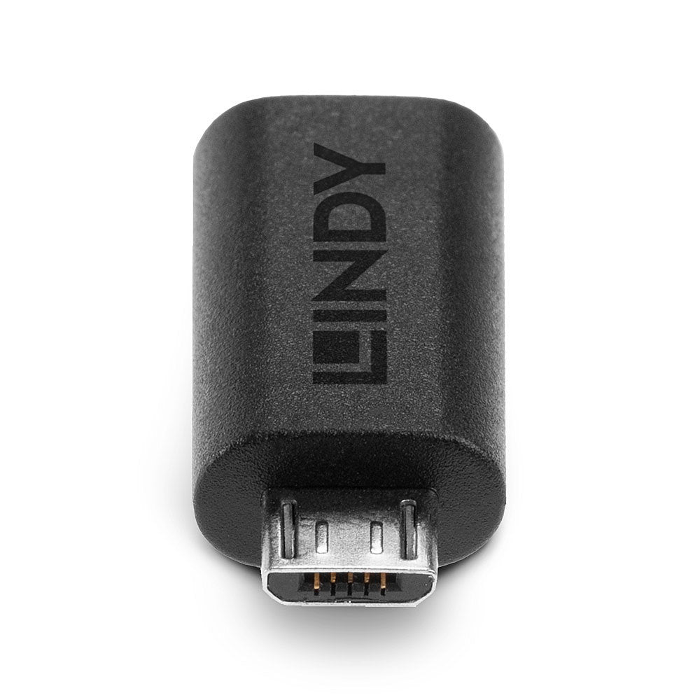 Lindy 41903 cambiador de género para cable USB Type C USB Type Micro-B Negro (5)