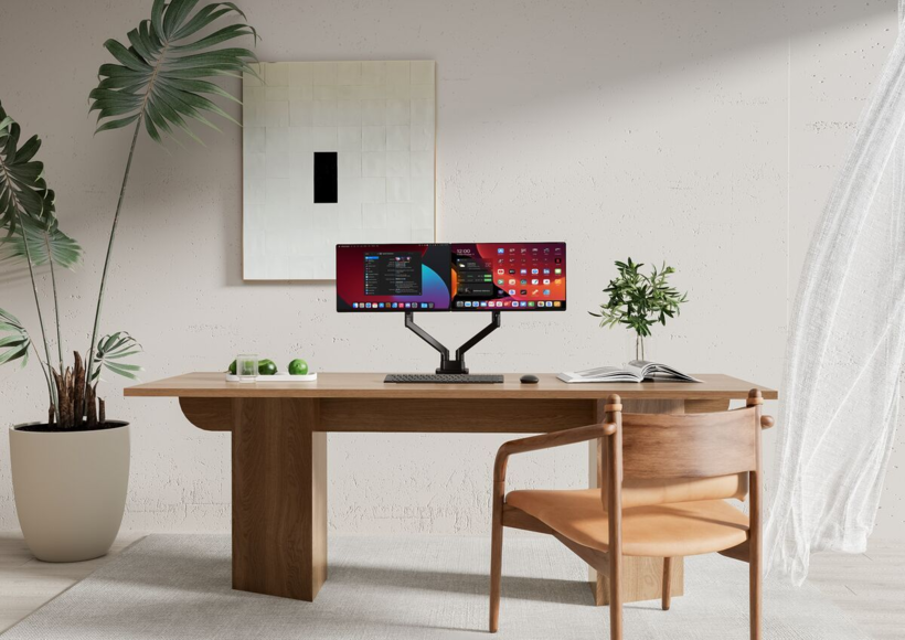 Brazo 2 monit. ESSENTIAL M3042 Vogel's (8)