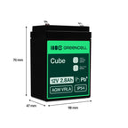 Green Cell AGM Battery 12V 2.8Ah - Battery - Baby (C) (2)