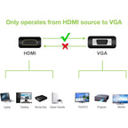 Techly IDATA HDMI-VGA2AP convertidor de señal de vídeo 1920 x 1200 Pixeles (7)
