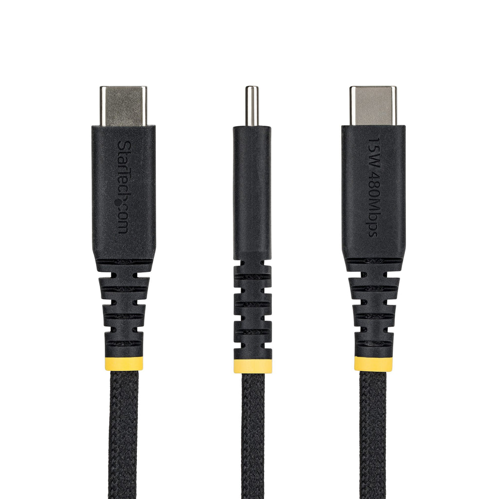StarTech.com USB2AC30CMBR cable USB USB 2.0 0,3 m USB A USB C 0,48 Gbit/s Negro (2)