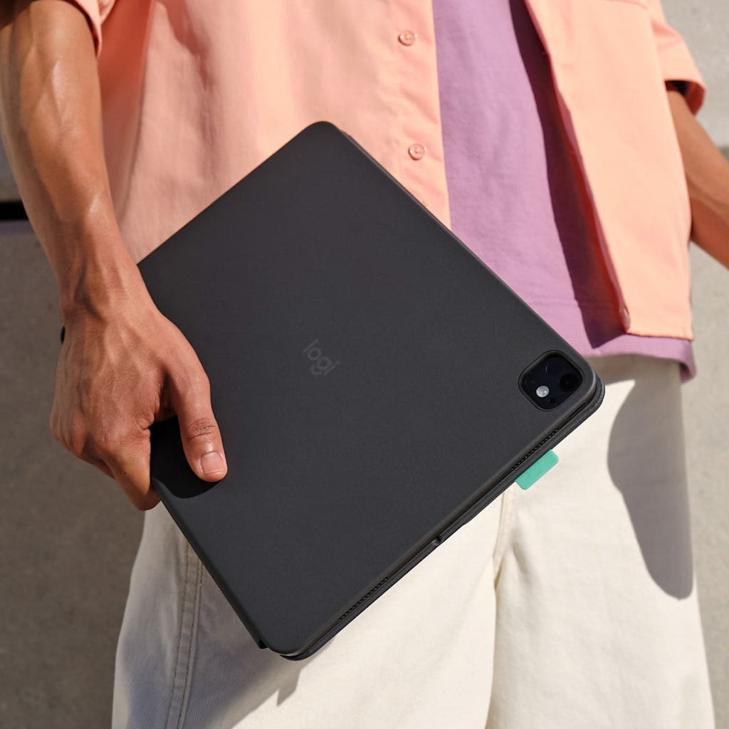 Logitech Flip Folio AZERTY Francés Bluetooth Grafito (4)
