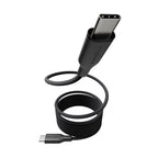 PanzerGlass empower™ by ® Magnetic 240W USB-C to USB-C Cable | USB 2.0 | 1.5M | Space Black cable USB 1,5 m Transparente