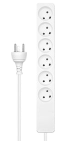 Microconnect MC-EDBGRU0615W base múltiple 15 m 6 salidas AC Blanco (3)