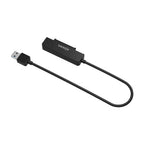 AISENS ASE-25A03B caja para disco duro externo Caja de disco duro (HDD) 2.5" USB con suministro de corriente (4)