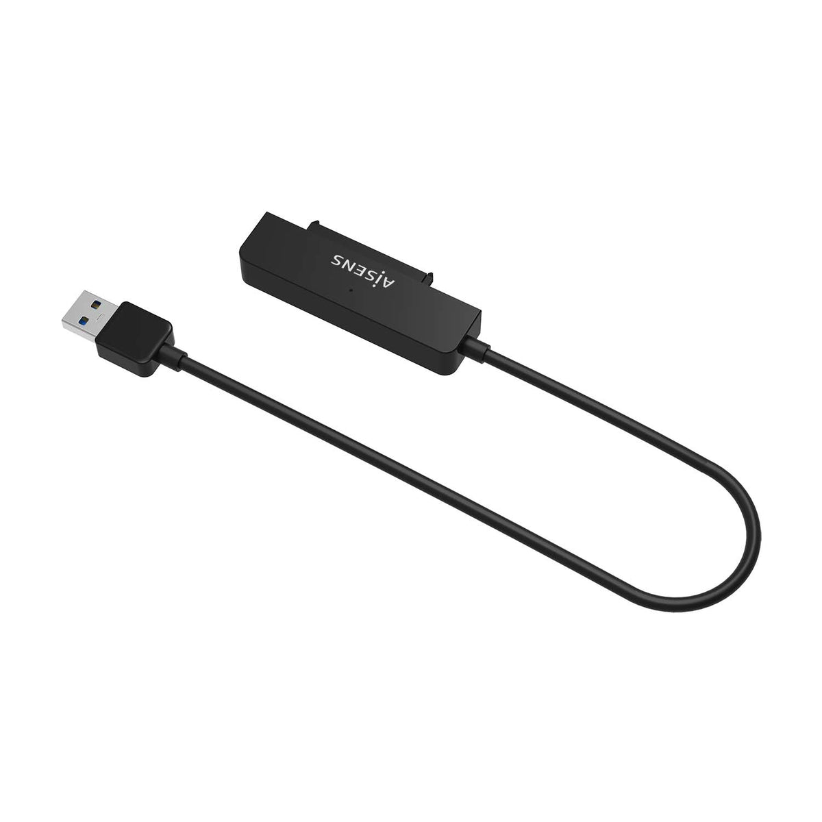 AISENS ASE-25A03B caja para disco duro externo Caja de disco duro (HDD) 2.5" USB con suministro de corriente (4)