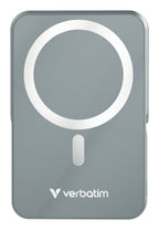 Verbatim Charge 'n' Go Magnetic Wireless Polímero de litio 10000 mAh Cargador inalámbrico Gris (2)