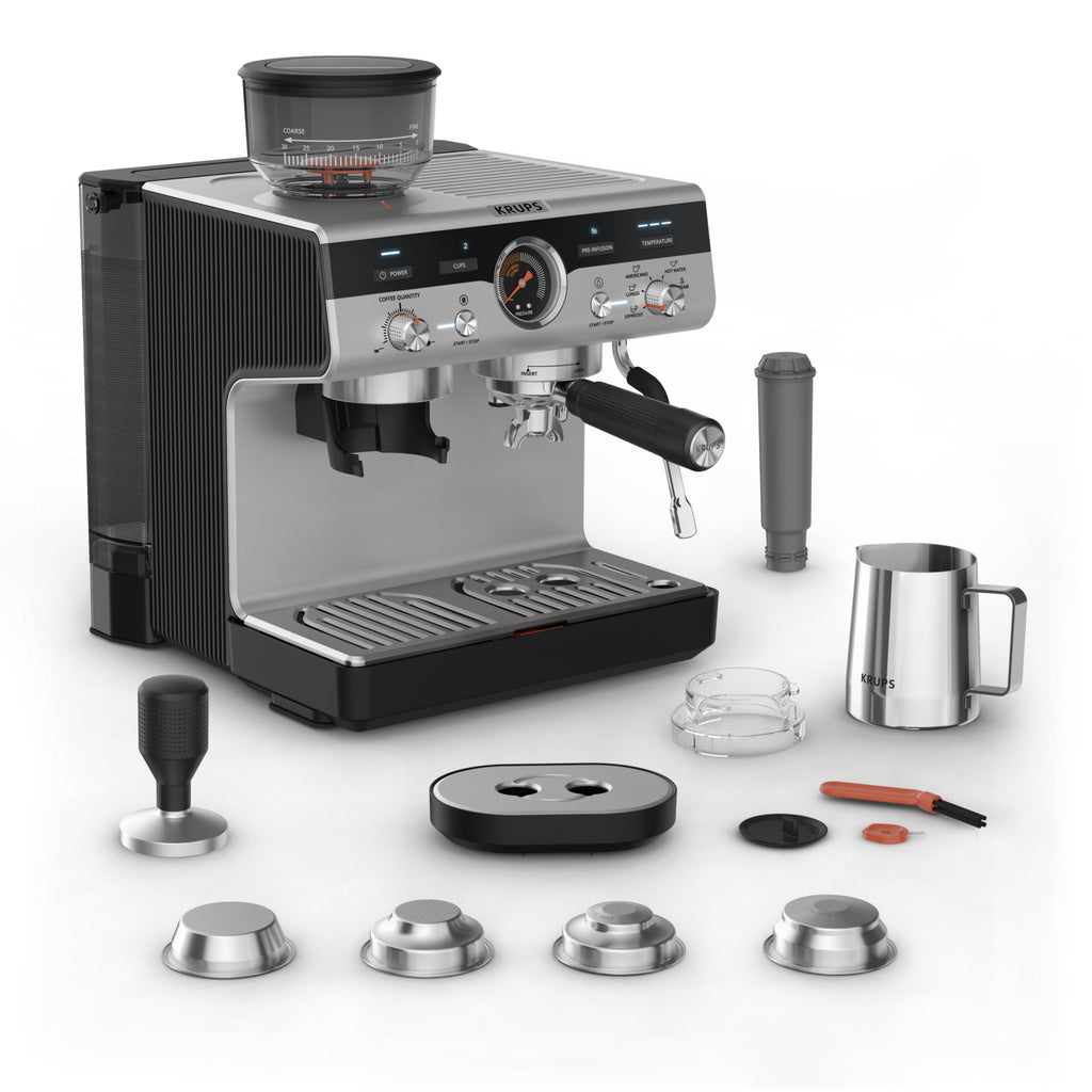 Krups Precision XP801T10 cafetera eléctrica Semi-automática Máquina espresso 3 L