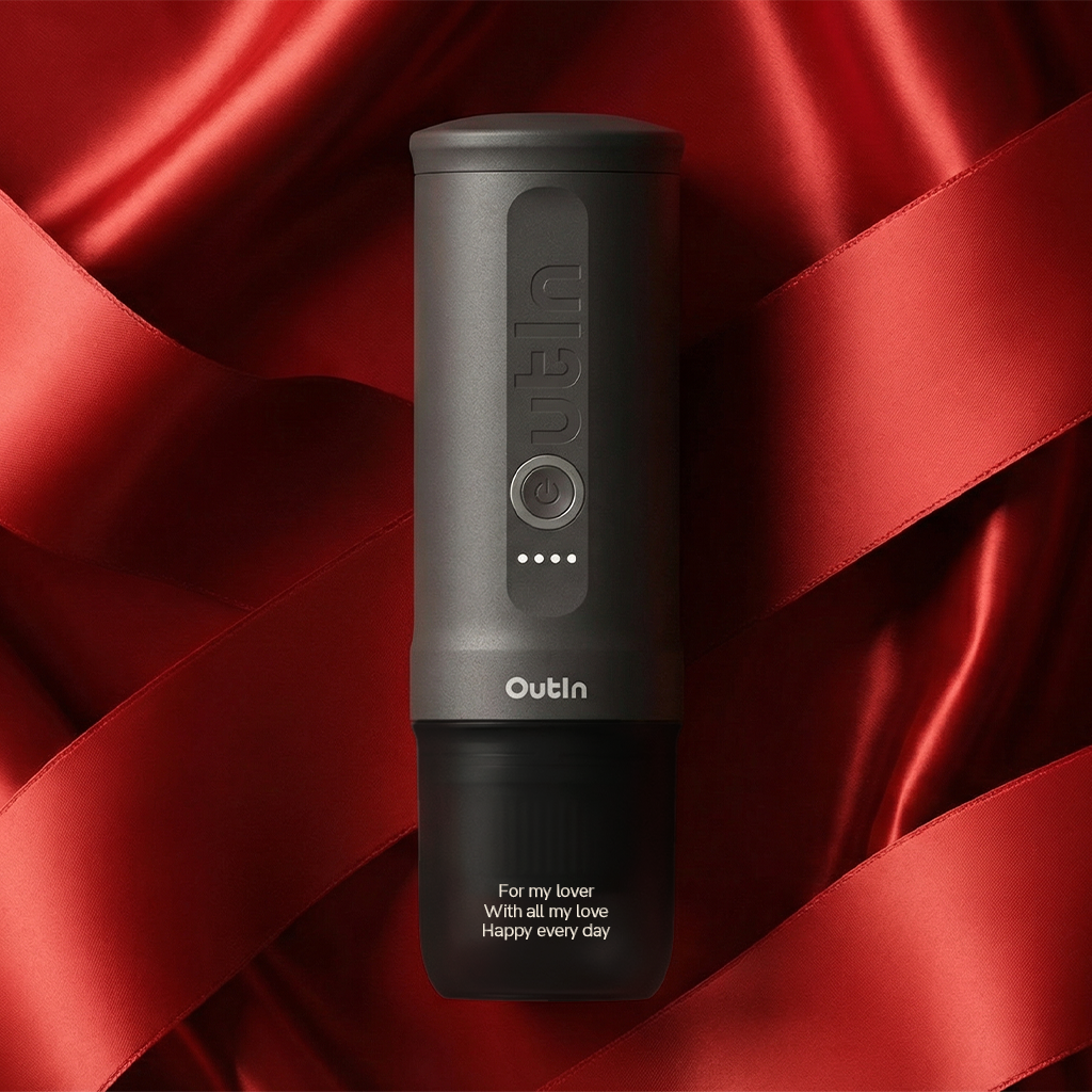 OutIn Nano - Gris espacial - Máquina de café portátil