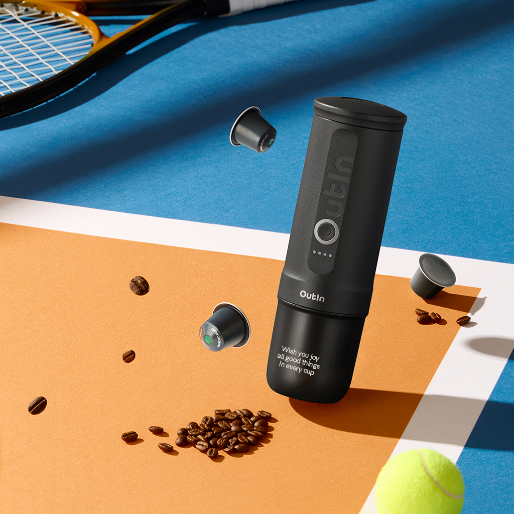 OutIn Nano - Gris espacial - Máquina de café portátil