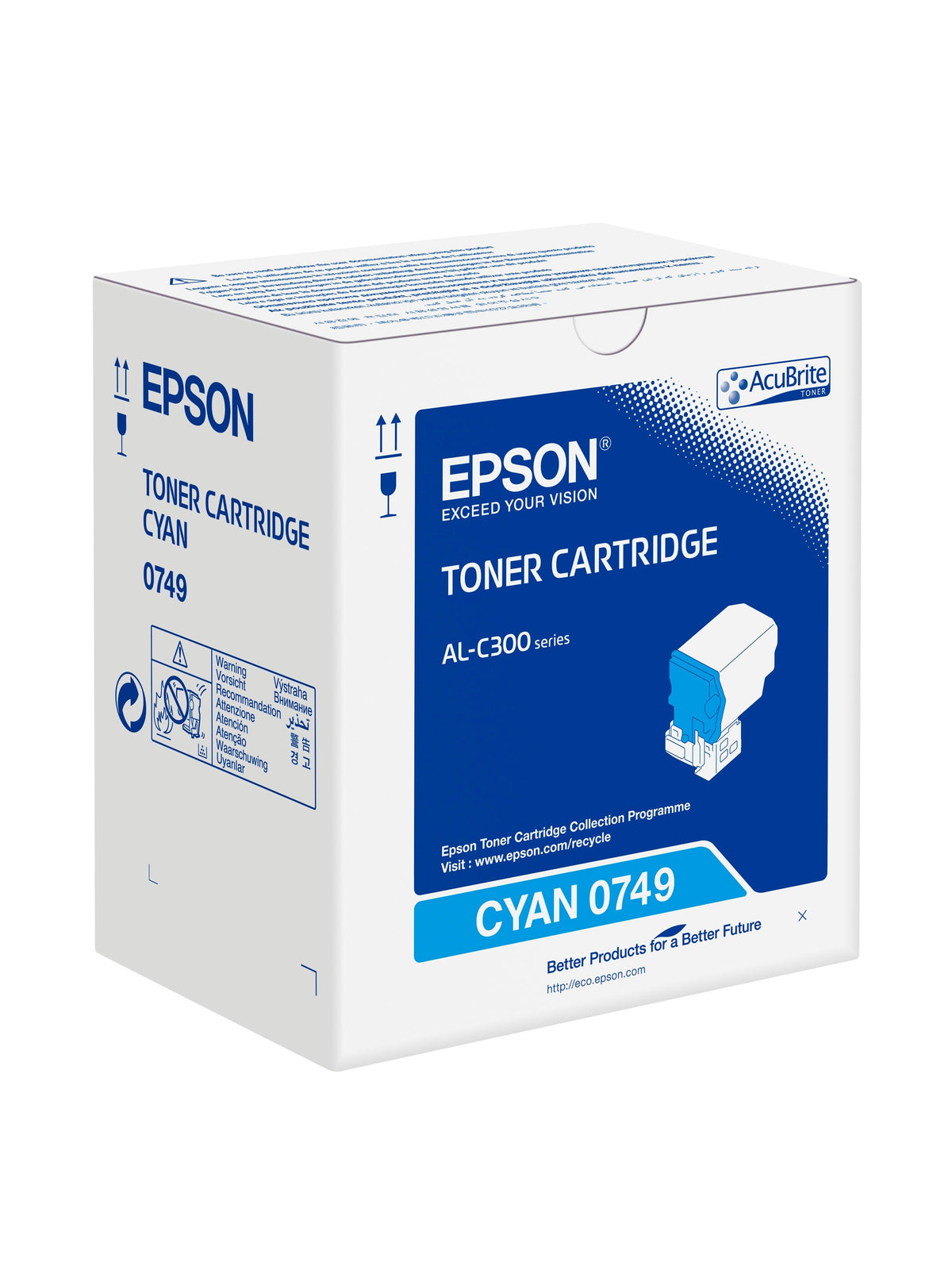 Epson C13S050749 - Cián, original, cartucho de tóner