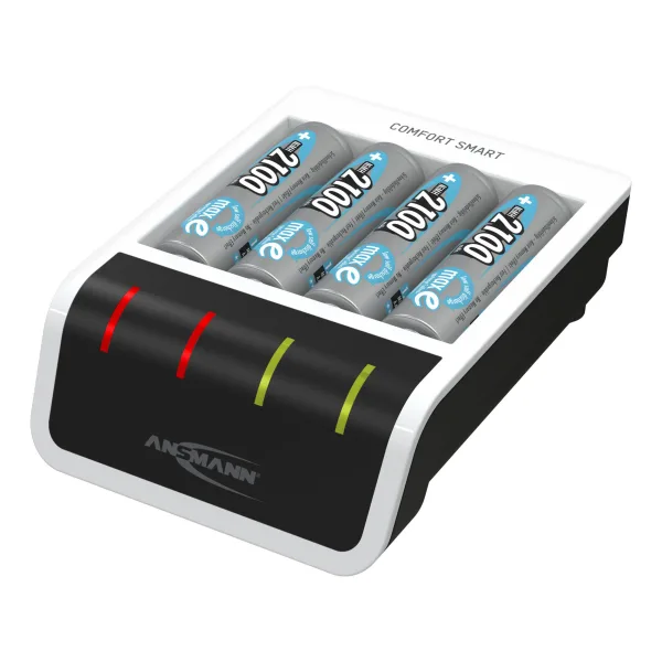 Ansmann 1001-0092-01 cargador de baterías Pila doméstica CA