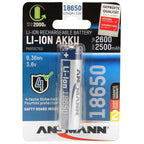 Ansmann batería Li-Ion 18650 batería recargable Litio-Ion
