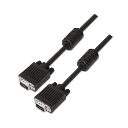 AISENS A113-0076 cable VGA 20 m VGA (D-Sub) Negro