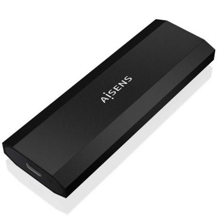 AISENS ASM2-028B caja para disco duro externo Caja externa para unidad de estado sólido (SSD) Negro