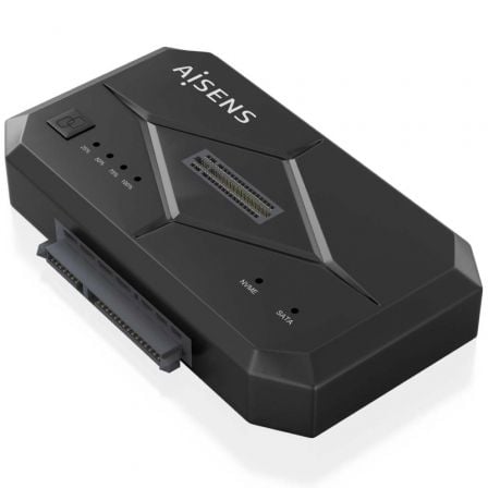 AISENS ASDS-M2SATA04B base de conexión para disco duro USB 3.2 Gen 1 (3.1 Gen 1) Type-C
