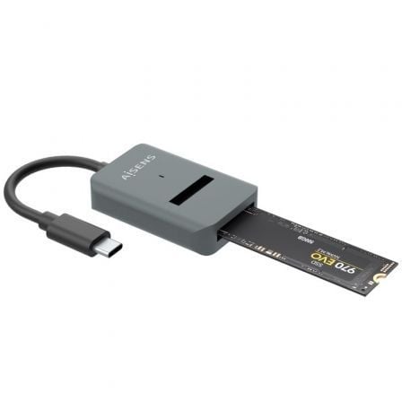 AISENS ASUC-M2D012-GR caja para disco duro externo Caja externa para unidad de estado sólido (SSD)