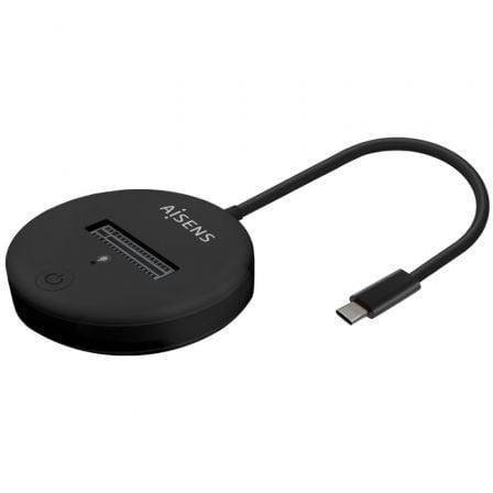 AISENS ASUC-M2D013-BK caja para disco duro externo Caja externa para unidad de estado sólido (SSD) Negro