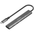 AISENS ASUC-5P022-GR base para portátil y replicador de puertos Alámbrico USB 3.2 Gen 1 (3.1 Gen 1) Type-C
