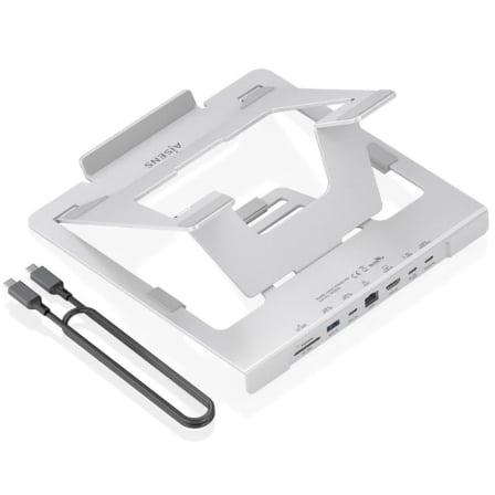 AISENS ASUC-7P045-GR soporte para ordenador portátil Soporte para ordenador portátil y tableta 40,6 cm (16")