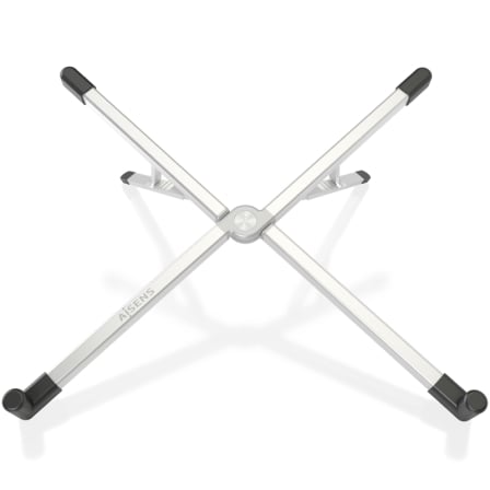 AISENS LPS4M-461 soporte para ordenador portátil Soporte para ordenador portátil y tableta Plata 38,1 cm (15")