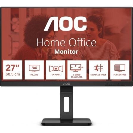 AOC E3 27E3QAF pantalla para PC 68,6 cm (27") 1920 x 1080 Pixeles Full HD LED Negro