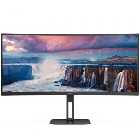 AOC V5 CU34V5C/BK pantalla para PC 86,4 cm (34") 3440 x 1440 Pixeles Wide Quad HD LED Negro