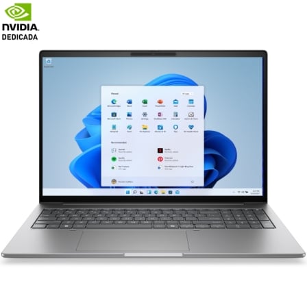 HP DQ0C8ET ordenador portatil Copilot+ PC Intel Core Ultra 7 356H 40,6 cm (16") Pantalla táctil WUXGA 32 GB DDR5-SDRAM 1 TB SSD Wi-Fi 7 (802.11be) Windows 11 Pro AI Workstation, AI PC Plata