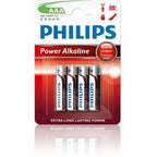 Philips Power Alkaline LR03P4B/10 pila doméstica Batería de un solo uso Alcalino