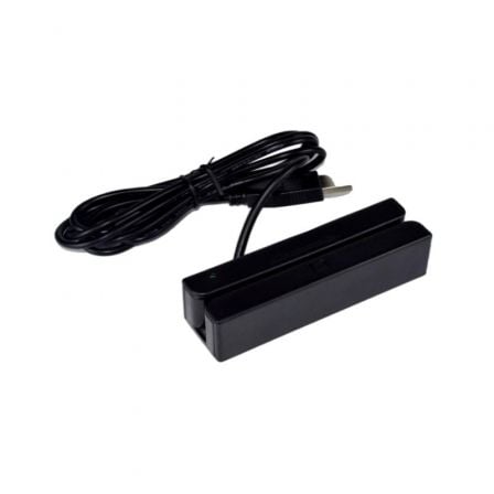 Premier BM-90 lector de tarjeta magnética USB Negro