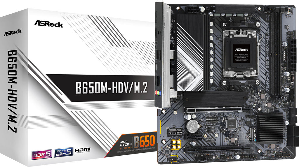 Asrock B650M-HDV/M.2 AMD B650 Socket AM5 micro ATX