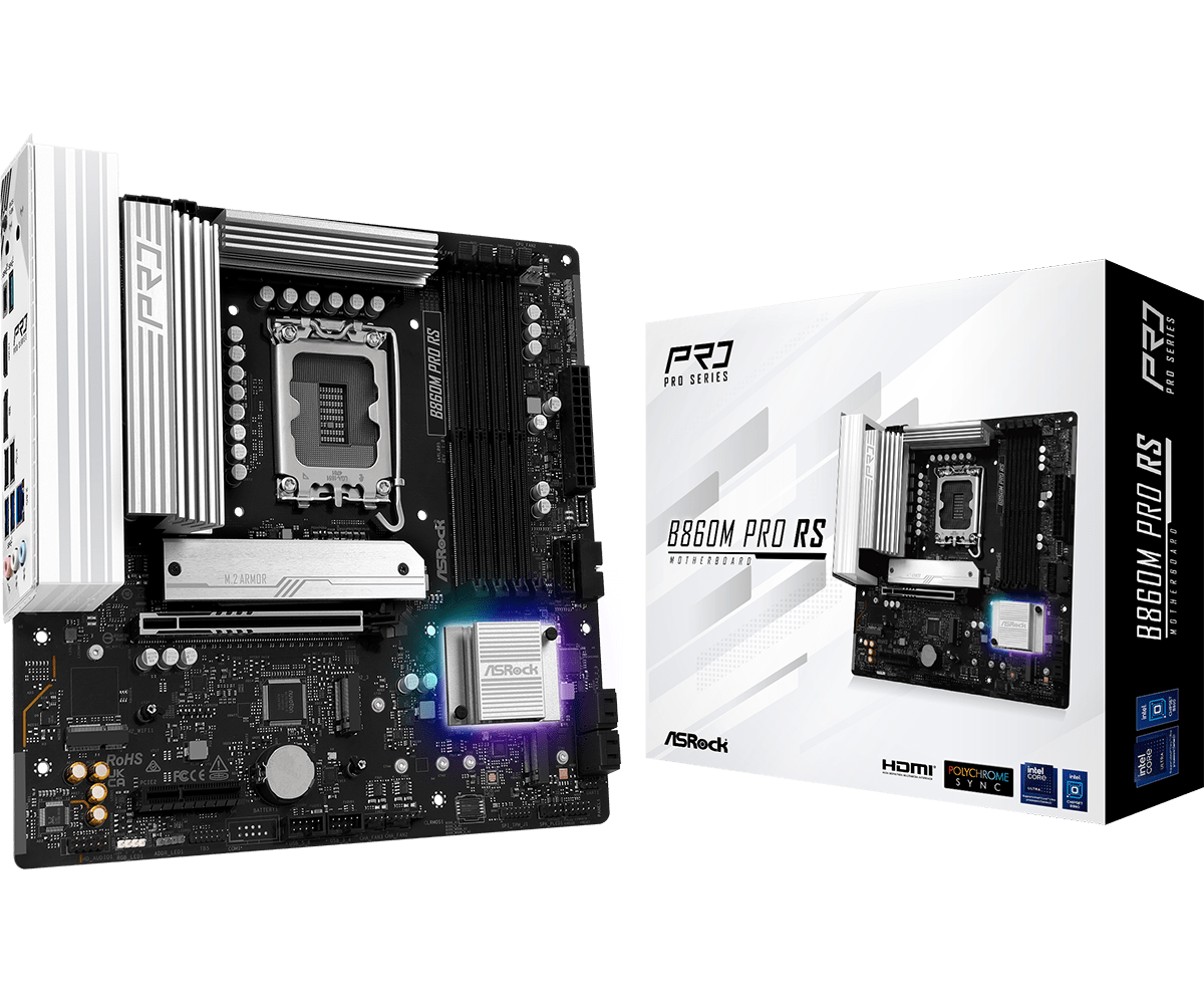 Asrock B860M Pro RS Intel B860 LGA 1851 micro ATX (2)
