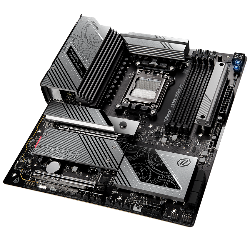 Asrock 90-MXBPA0-A0UAYZ motherboard AMD X870 Socket AM5 Extended ATX (3)