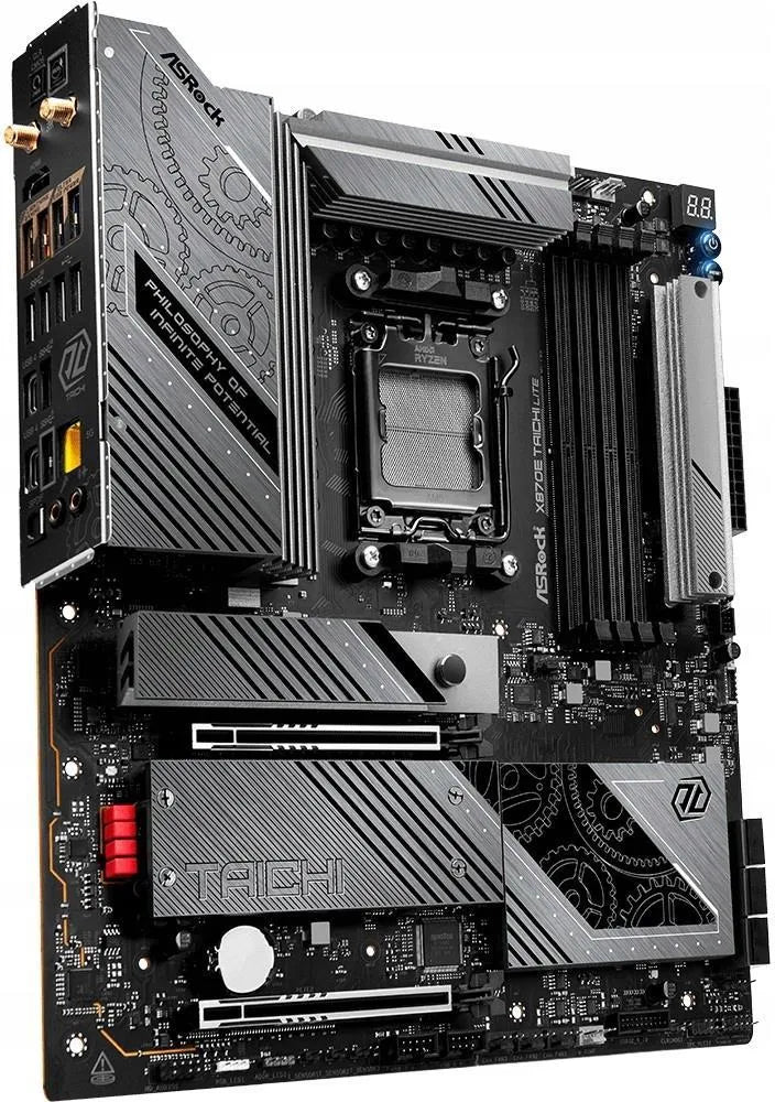 Asrock 90-MXBPA0-A0UAYZ motherboard AMD X870 Socket AM5 Extended ATX (4)