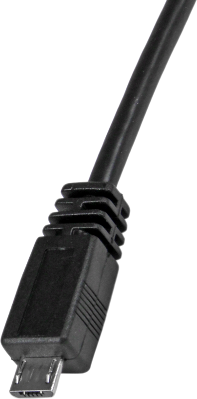 Startech UUSBHAUB3M - Macho a Macho, Negro, Cable USB, USB (3)